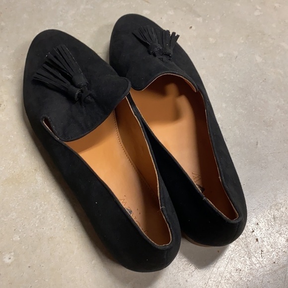 J.Crew Faux-suede smoking loafers tassels AW184 - Picture 2 of 4